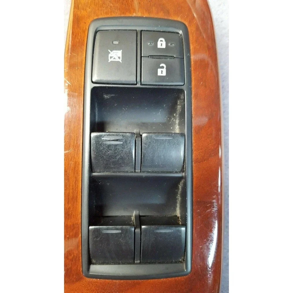 2010 Lexus H250h OEM Driver Side Master Power Window Lock Switch Wood 515940